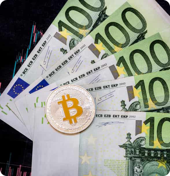 Euros et Bitcoin pour trading sur Cronetrium System plateforme crypto France